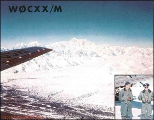 Arthur Collins Airborne Mobile W0CXX/M Outside view