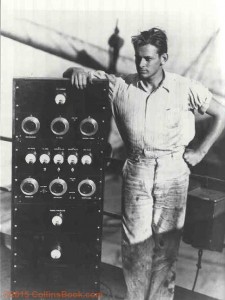Byrd Collins Radio Transmitter on ship