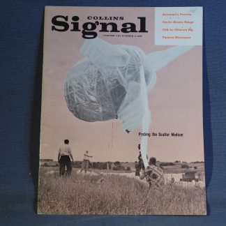 Collins Radio Signal November 1960 Cover