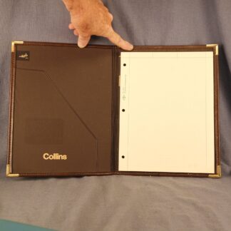 Simulated leather Collins Binder